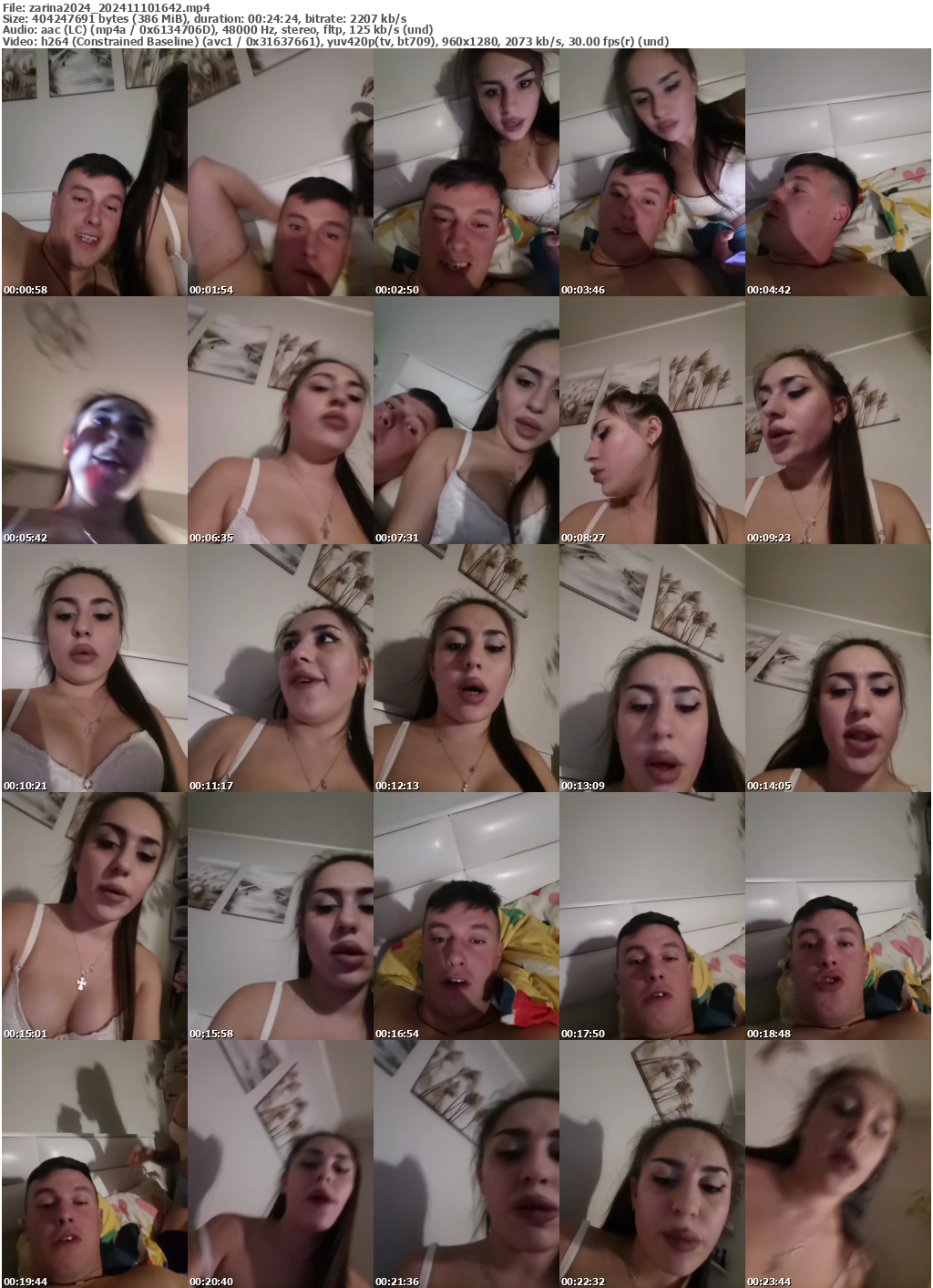 Preview thumb from zarina2024 on 2024-11-10 @ bongacams