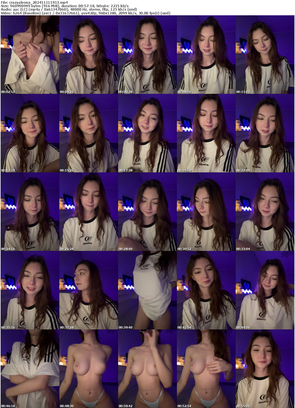 Preview thumb from crazyaleona on 2024-11-11 @ bongacams