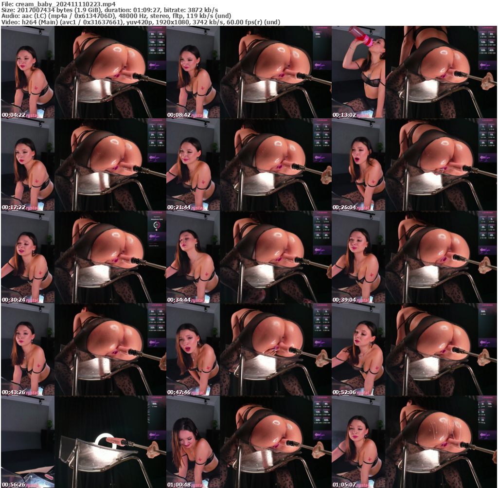 Preview thumb from cream_baby on 2024-11-11 @ bongacams