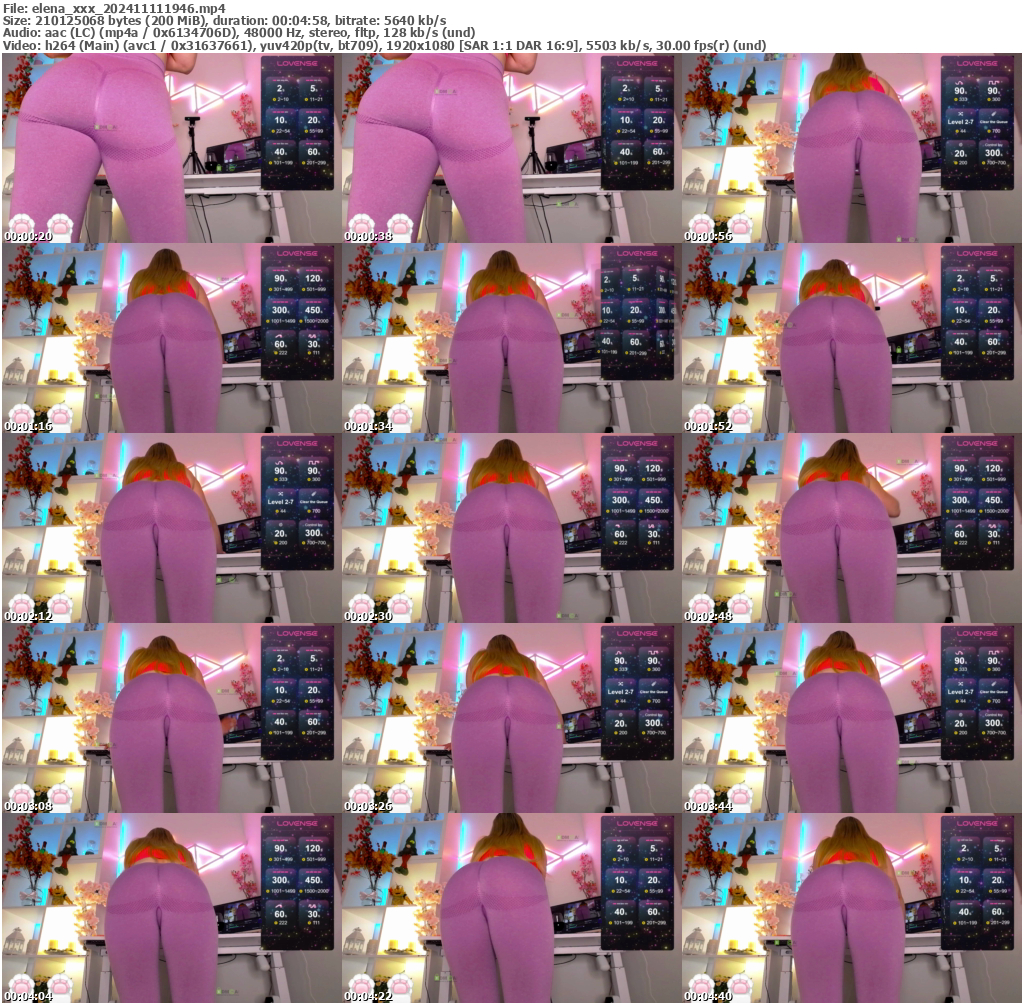 Preview thumb from elena_xxx on 2024-11-11 @ bongacams