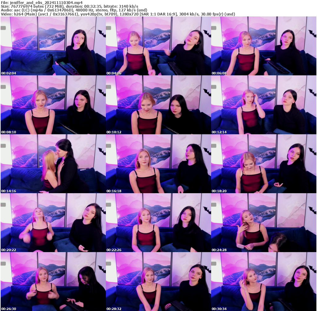 Preview thumb from jeniffer_and_elis on 2024-11-11 @ bongacams