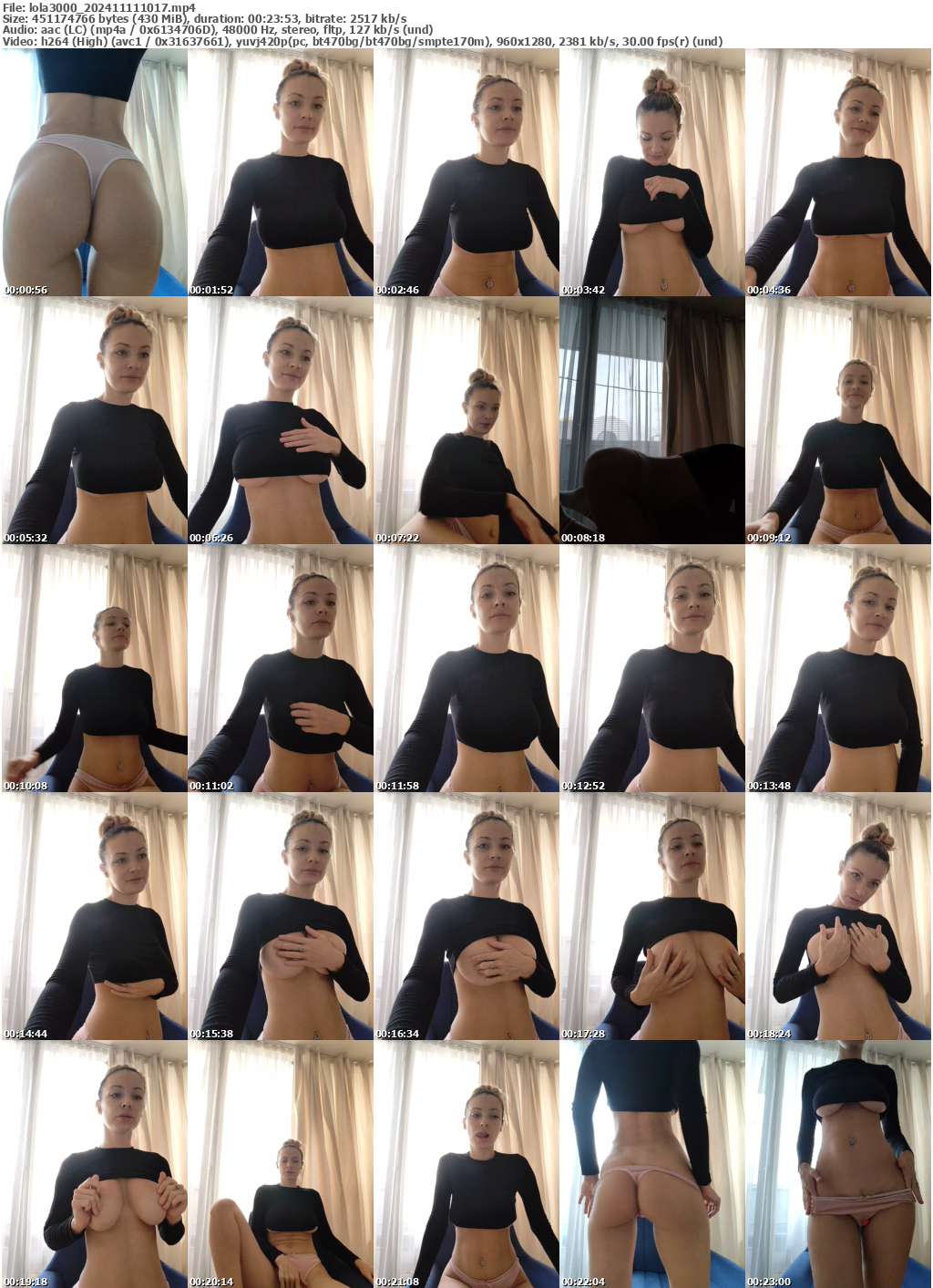 Preview thumb from lola3000 on 2024-11-11 @ bongacams