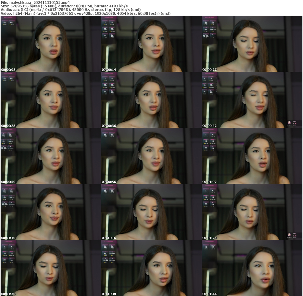 Preview thumb from malyshkaaa on 2024-11-11 @ bongacams