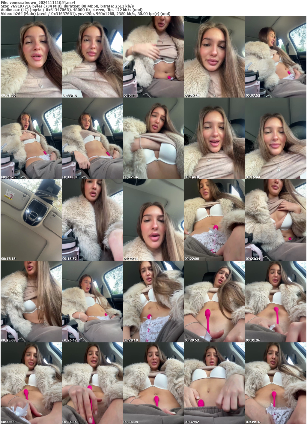 Preview thumb from venessabrown on 2024-11-11 @ bongacams