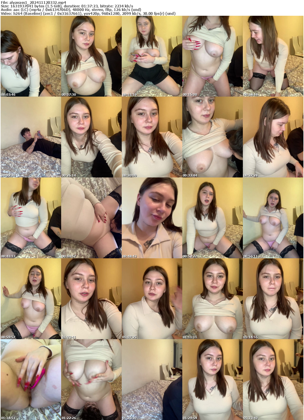 Preview thumb from alyavass1 on 2024-11-12 @ bongacams