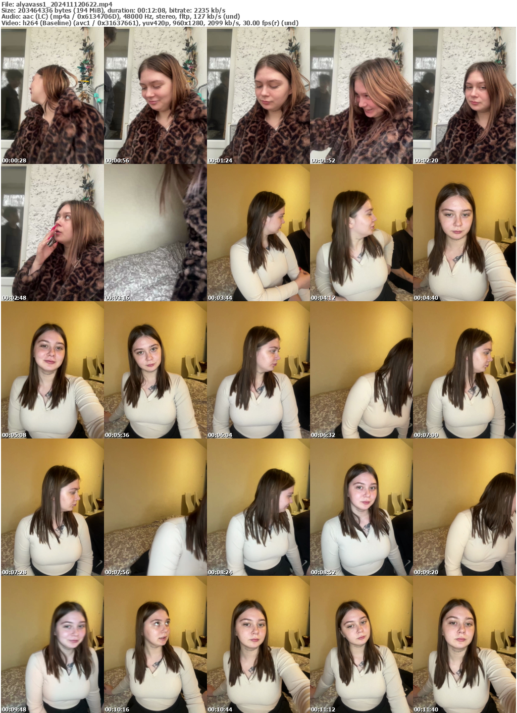 Preview thumb from alyavass1 on 2024-11-12 @ bongacams