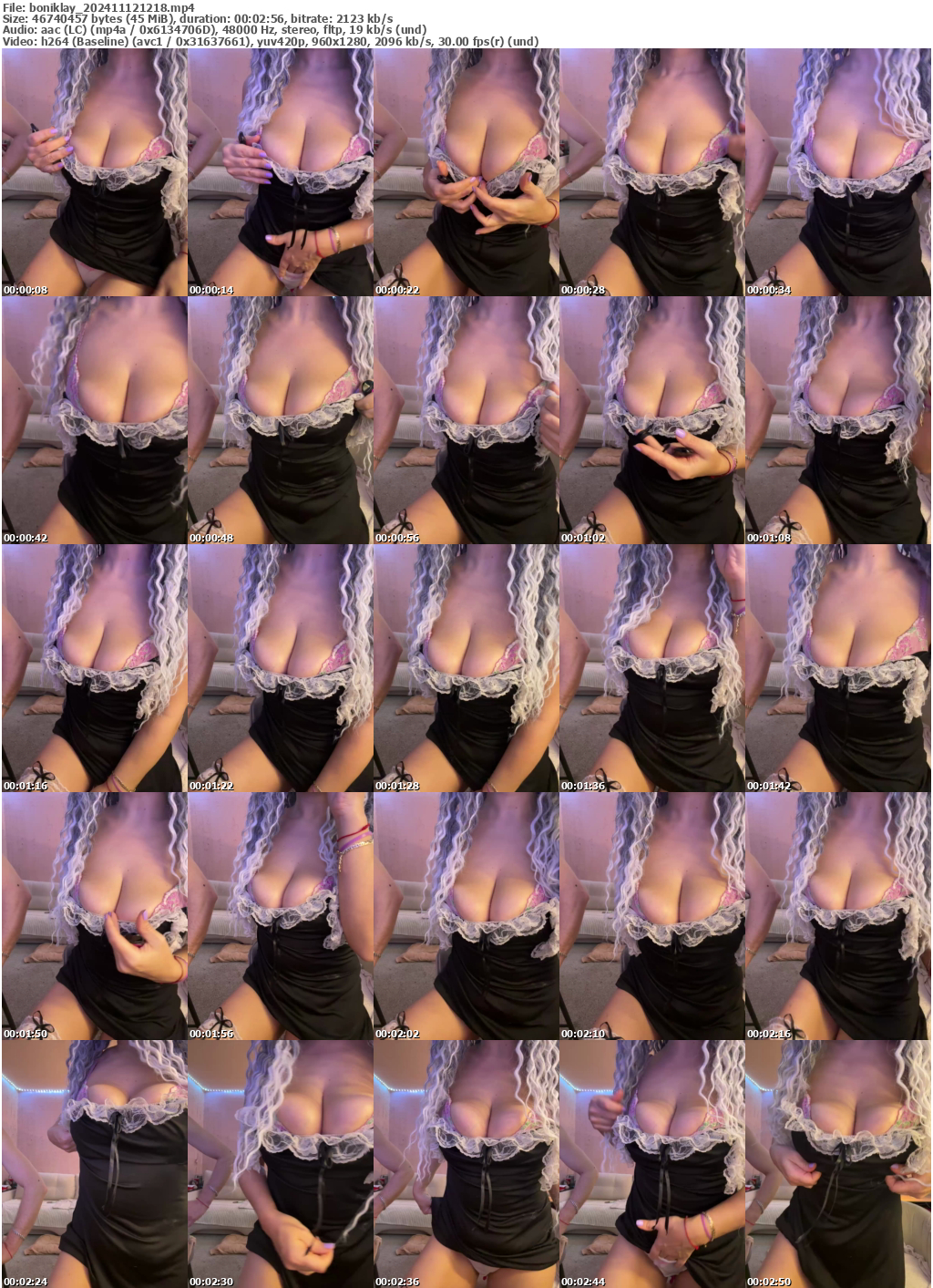 Preview thumb from boniklay on 2024-11-12 @ bongacams