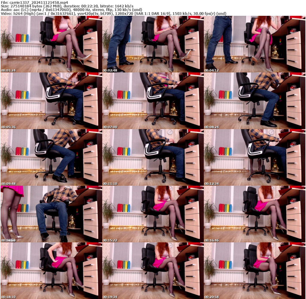 Preview thumb from carrie1337 on 2024-11-12 @ bongacams