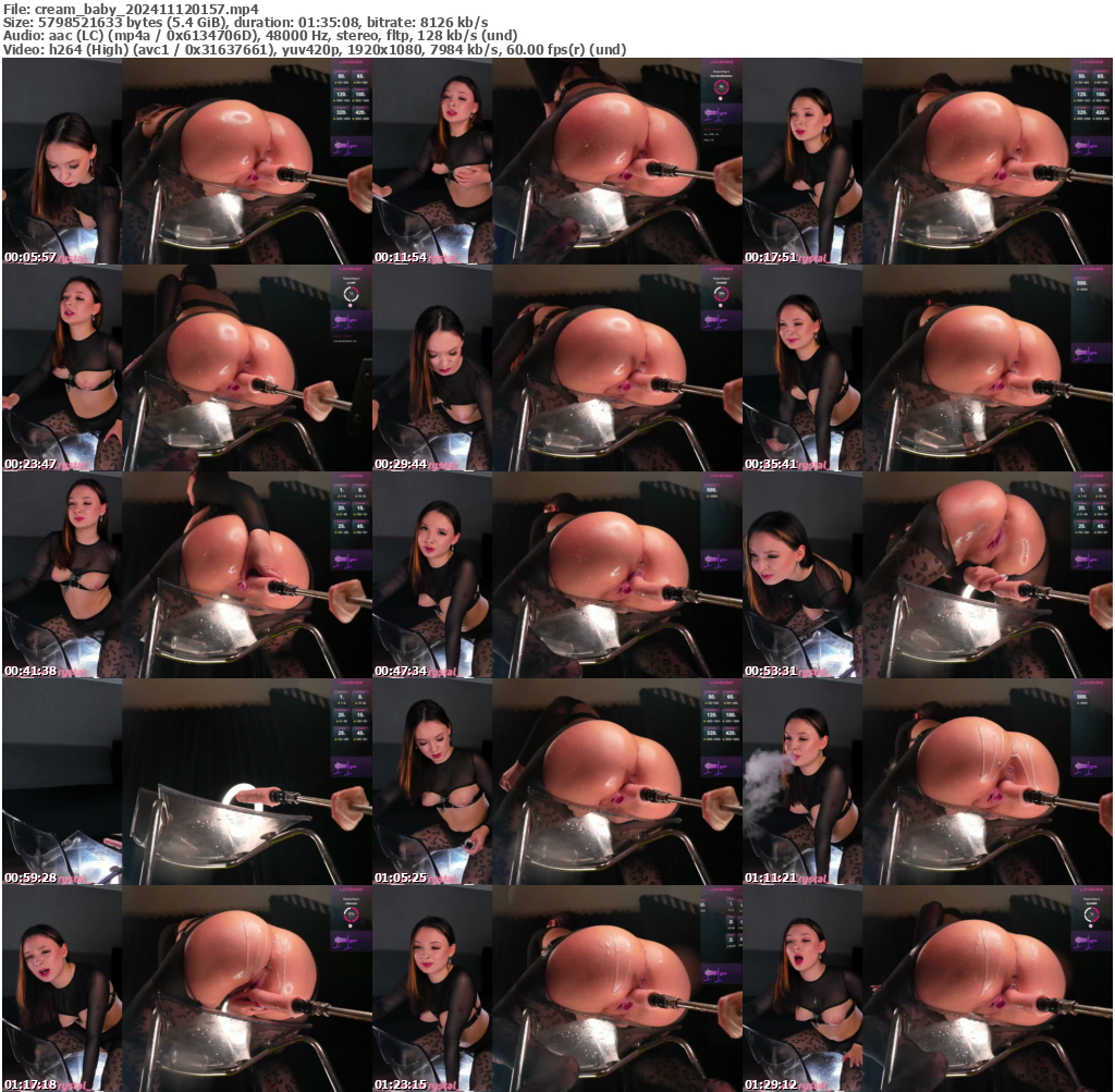 Preview thumb from cream_baby on 2024-11-12 @ bongacams