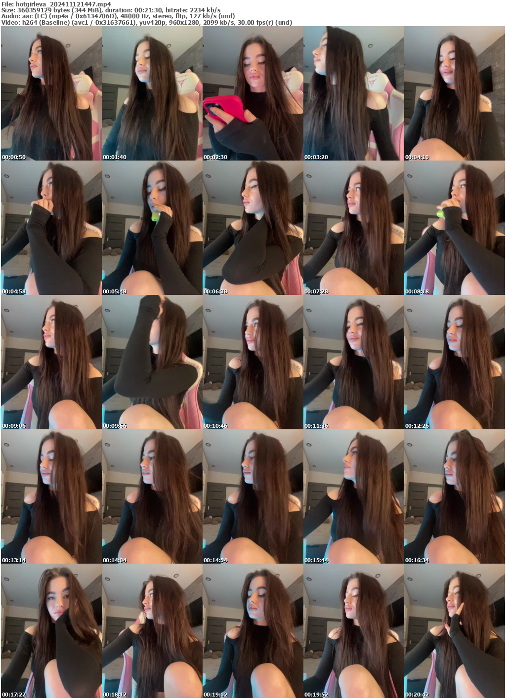 Preview thumb from hotgirleva on 2024-11-12 @ bongacams