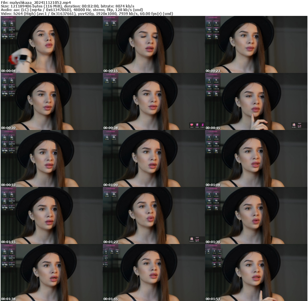 Preview thumb from malyshkaaa on 2024-11-12 @ bongacams