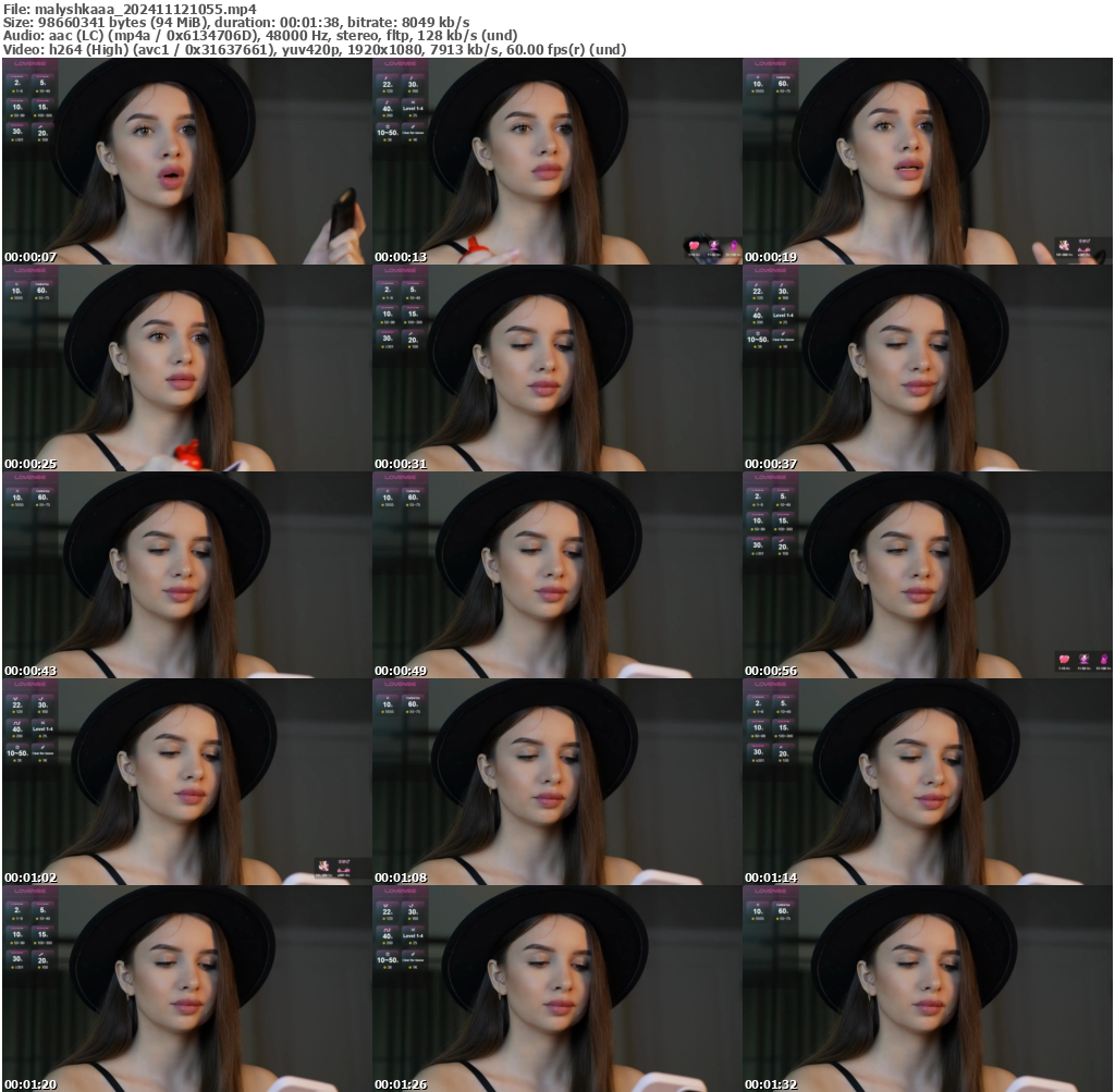 Preview thumb from malyshkaaa on 2024-11-12 @ bongacams