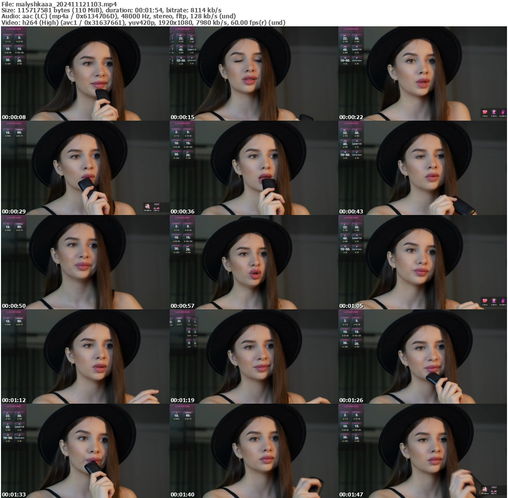 Preview thumb from malyshkaaa on 2024-11-12 @ bongacams