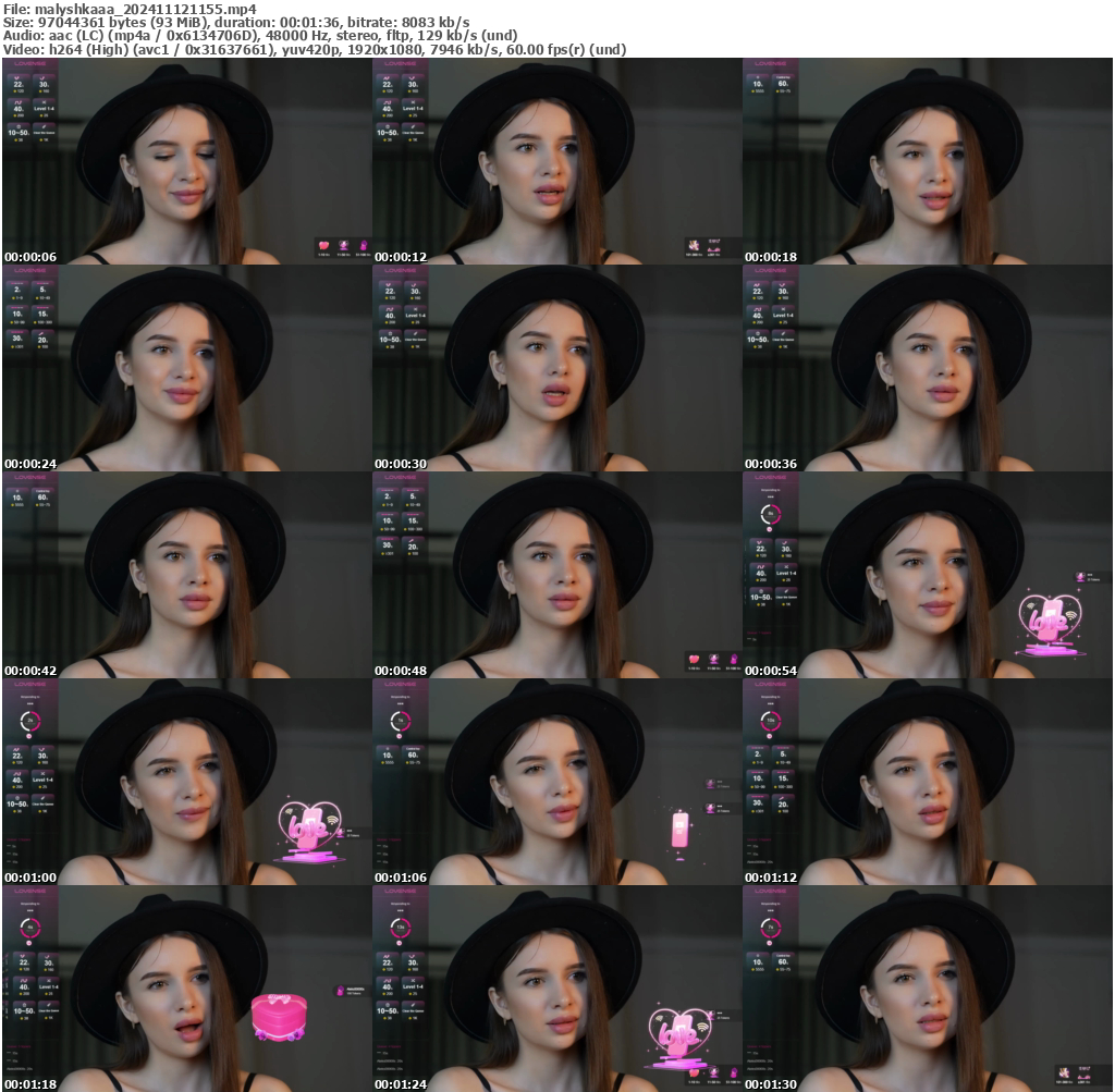 Preview thumb from malyshkaaa on 2024-11-12 @ bongacams