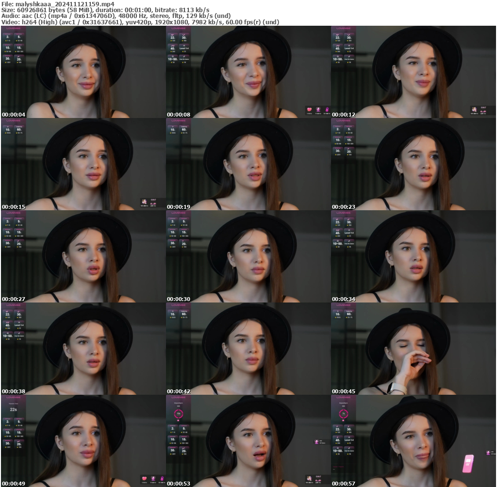 Preview thumb from malyshkaaa on 2024-11-12 @ bongacams