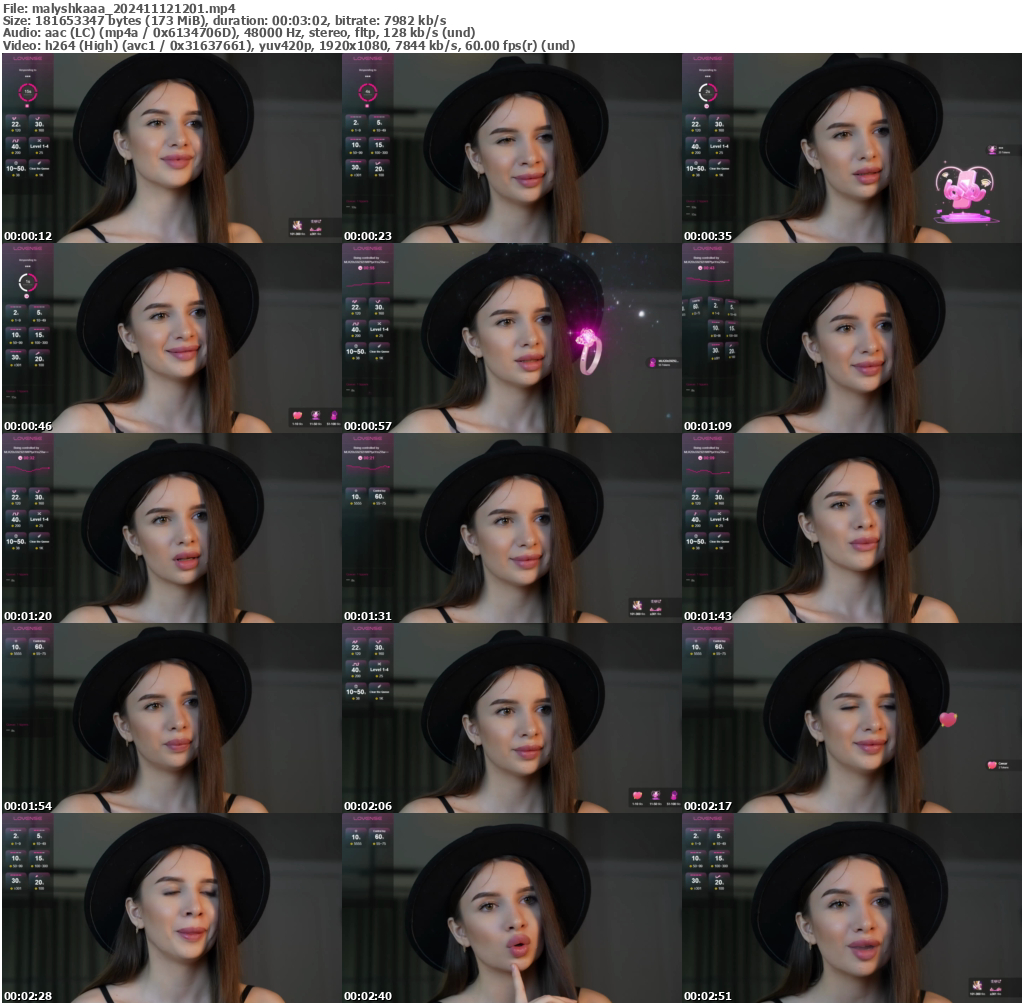 Preview thumb from malyshkaaa on 2024-11-12 @ bongacams