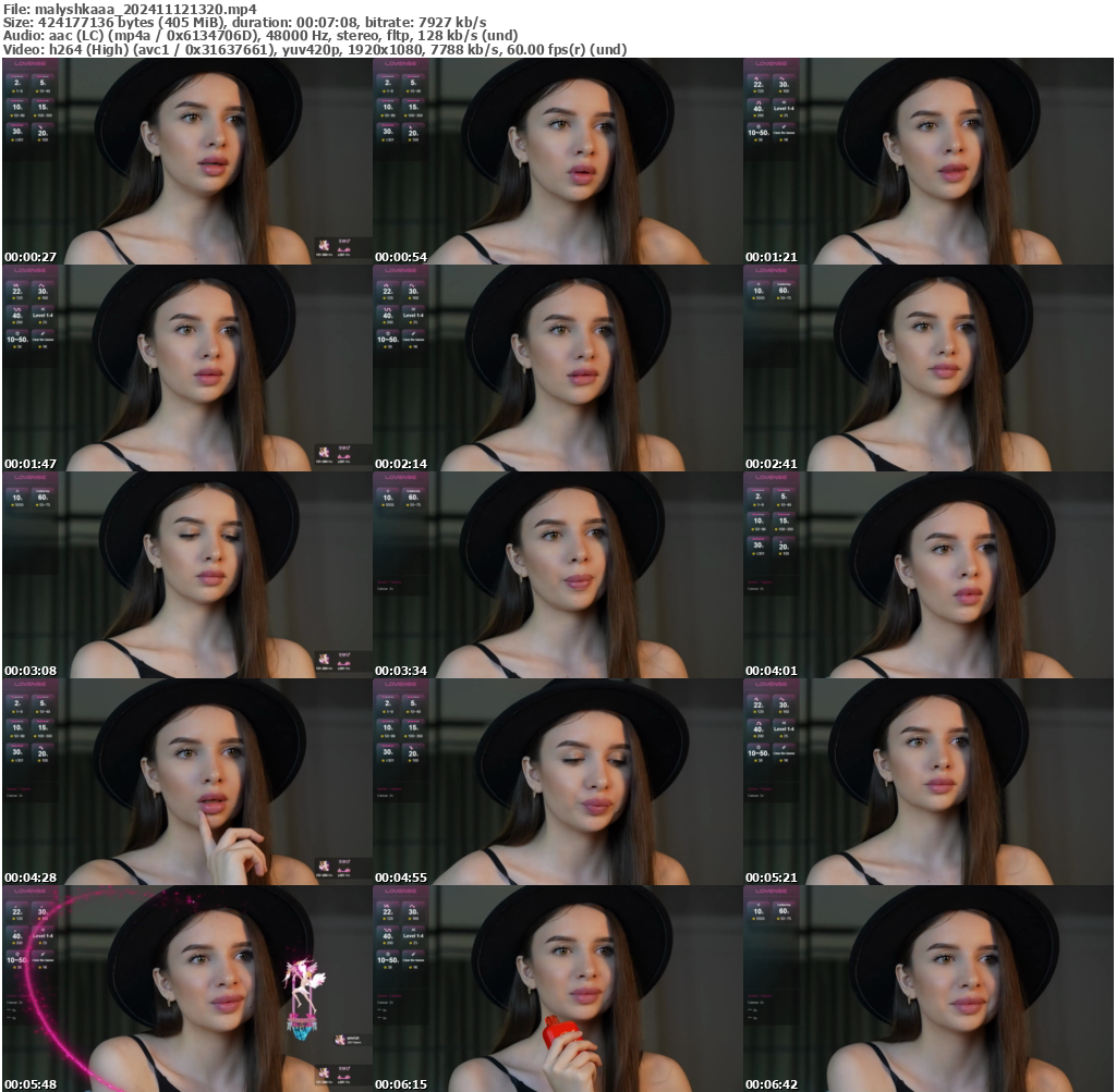 Preview thumb from malyshkaaa on 2024-11-12 @ bongacams