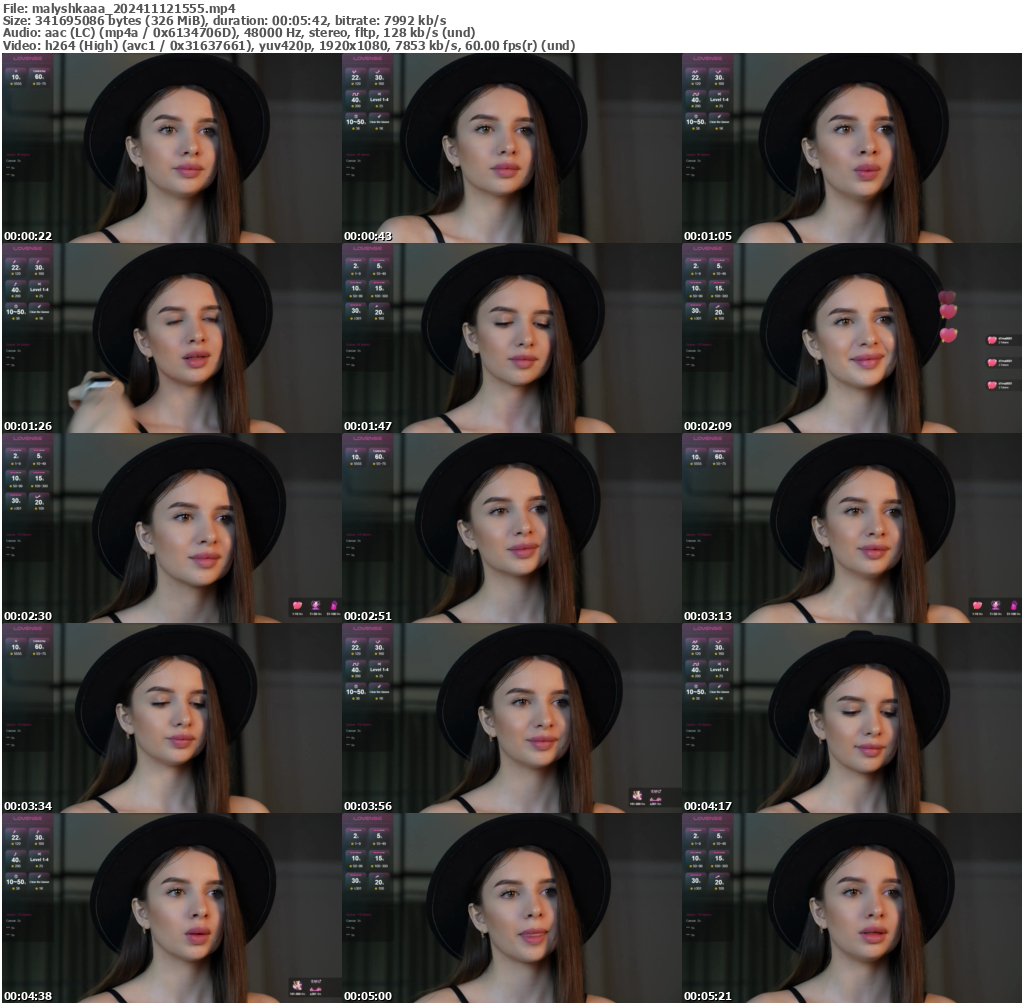 Preview thumb from malyshkaaa on 2024-11-12 @ bongacams