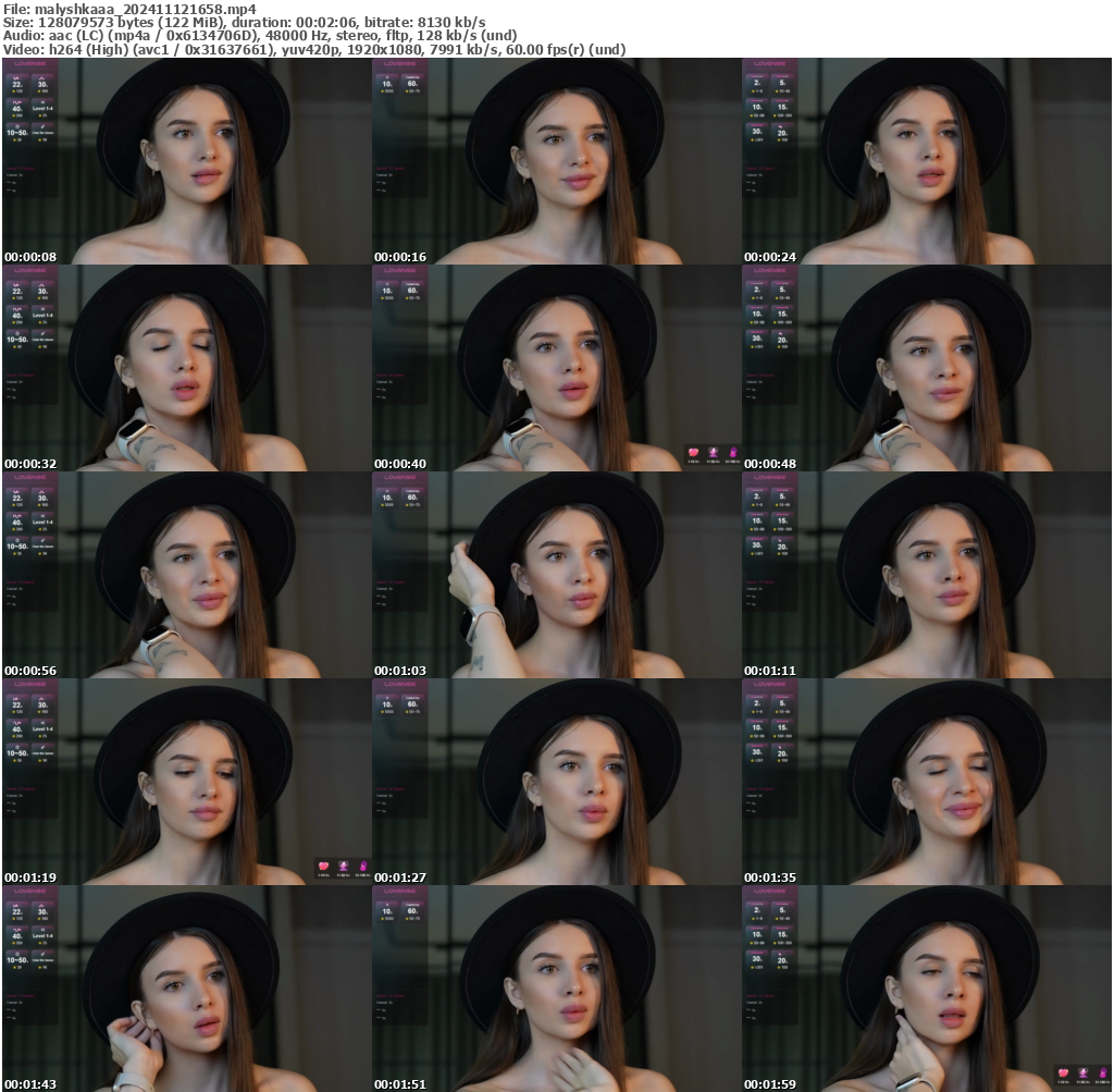 Preview thumb from malyshkaaa on 2024-11-12 @ bongacams