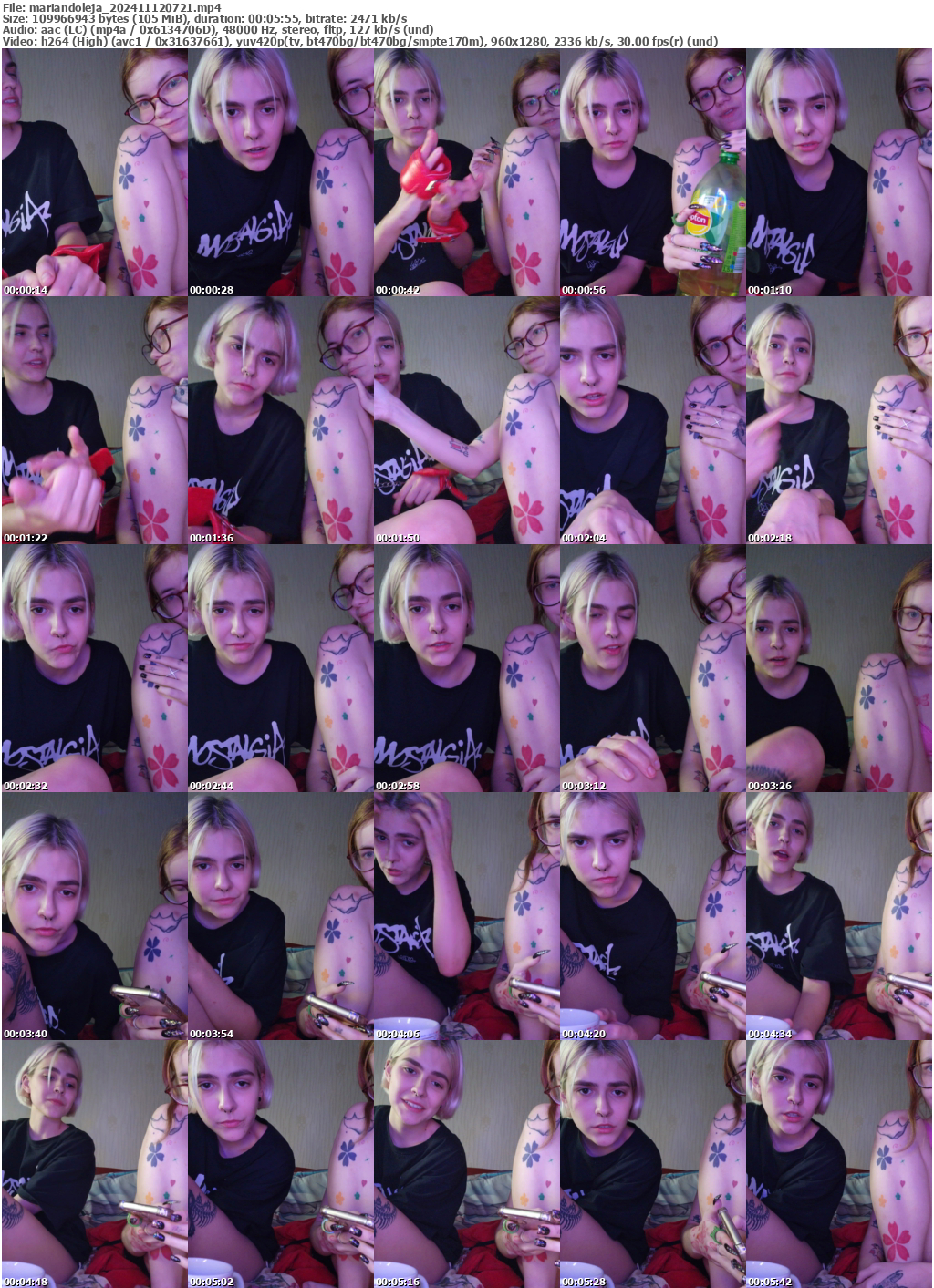 Preview thumb from mariandoleja on 2024-11-12 @ bongacams