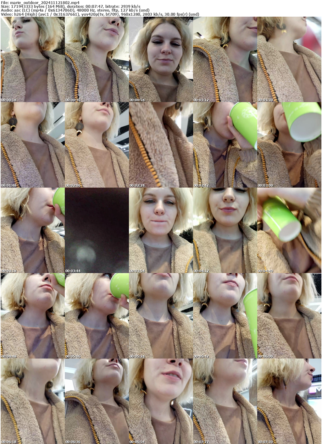 Preview thumb from marie_outdoor on 2024-11-12 @ bongacams