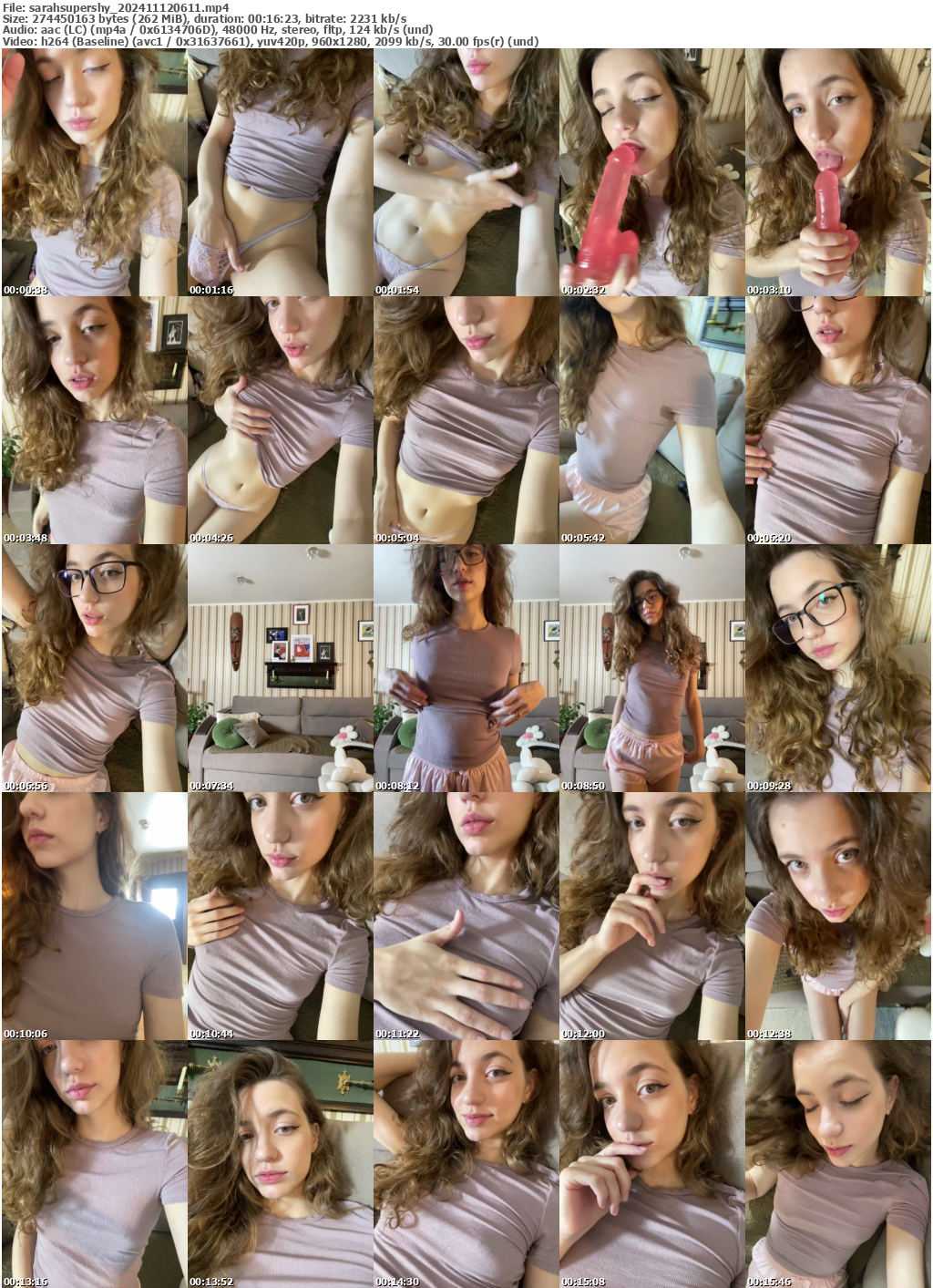 Preview thumb from sarahsupershy on 2024-11-12 @ bongacams