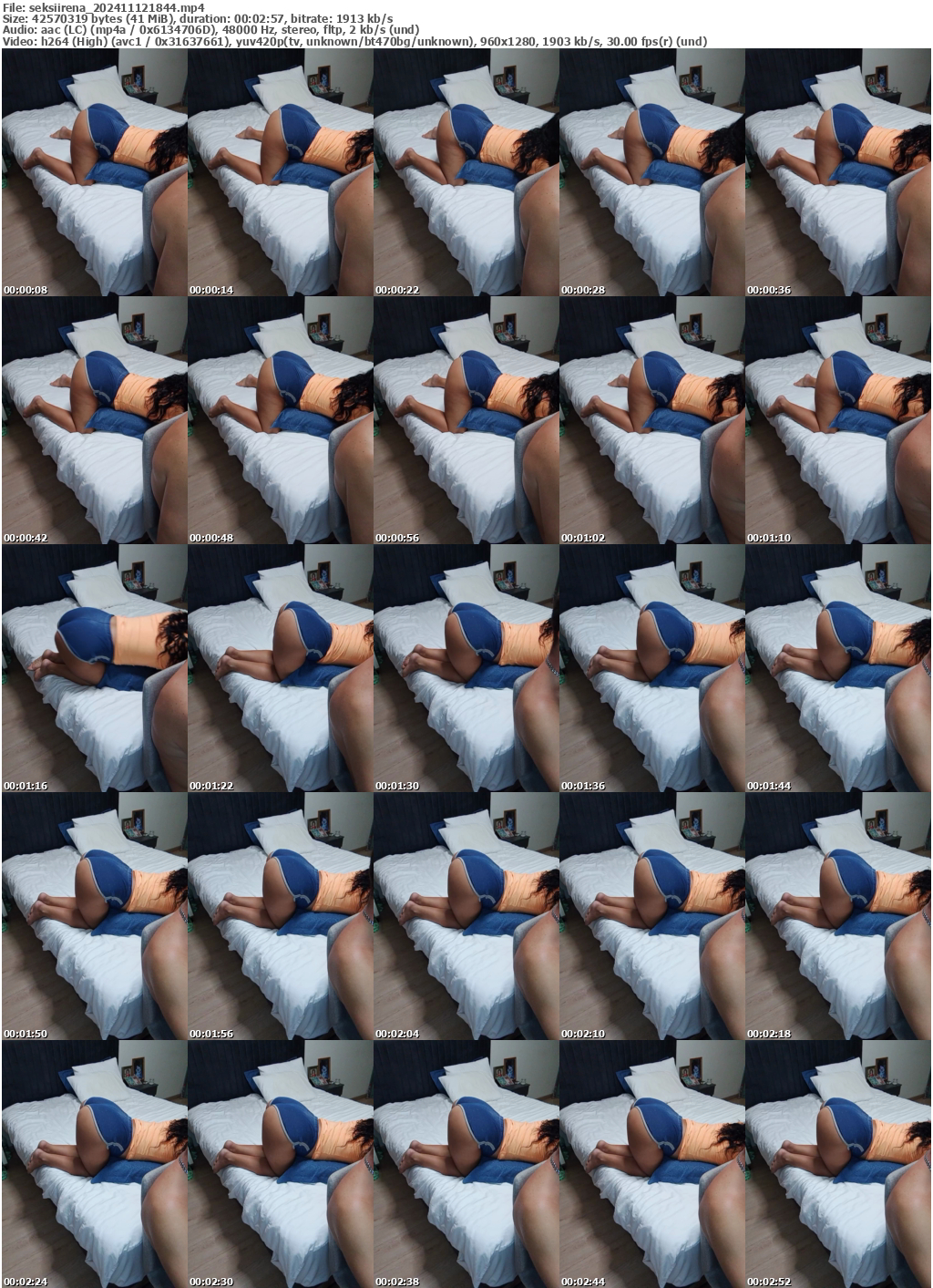 Preview thumb from seksiirena on 2024-11-12 @ bongacams