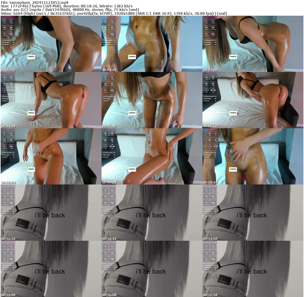 Preview thumb from tammylynn on 2024-11-12 @ bongacams