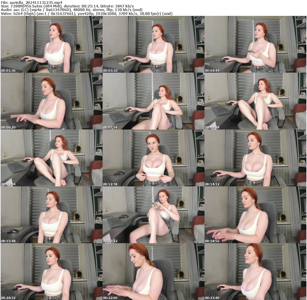 Preview thumb from aariella on 2024-11-13 @ bongacams