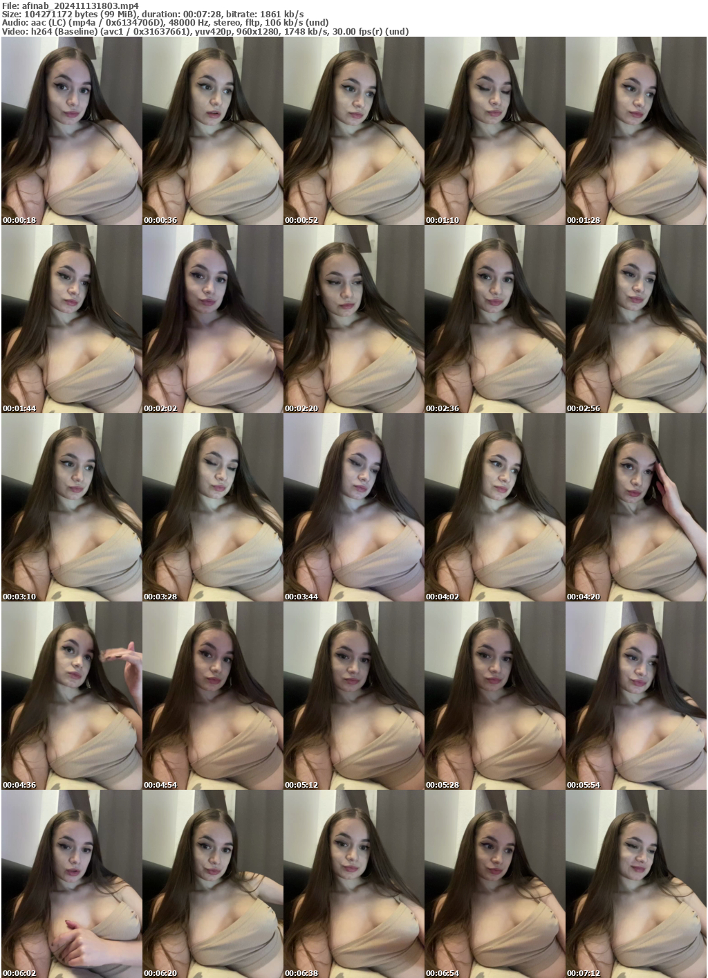 Preview thumb from afinab on 2024-11-13 @ bongacams