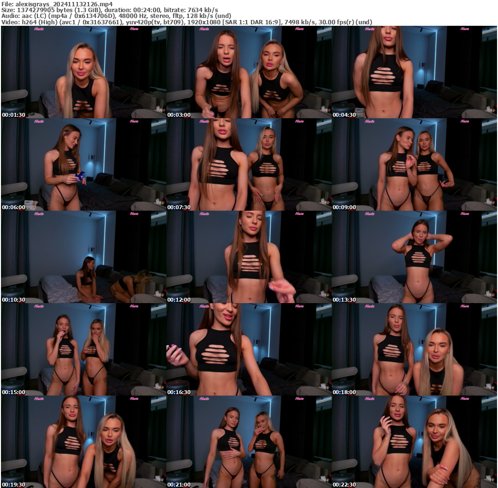 Preview thumb from alexisgrays on 2024-11-13 @ bongacams