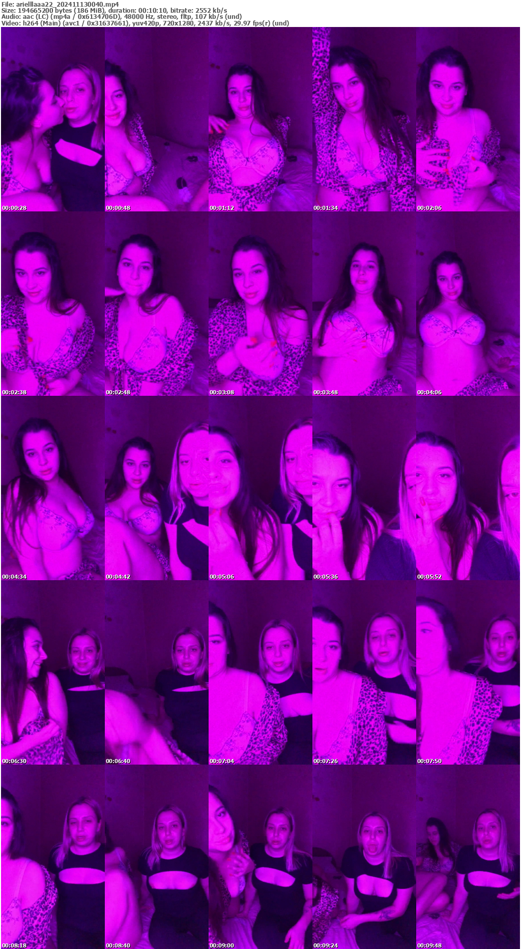 Preview thumb from arielllaaa22 on 2024-11-13 @ bongacams