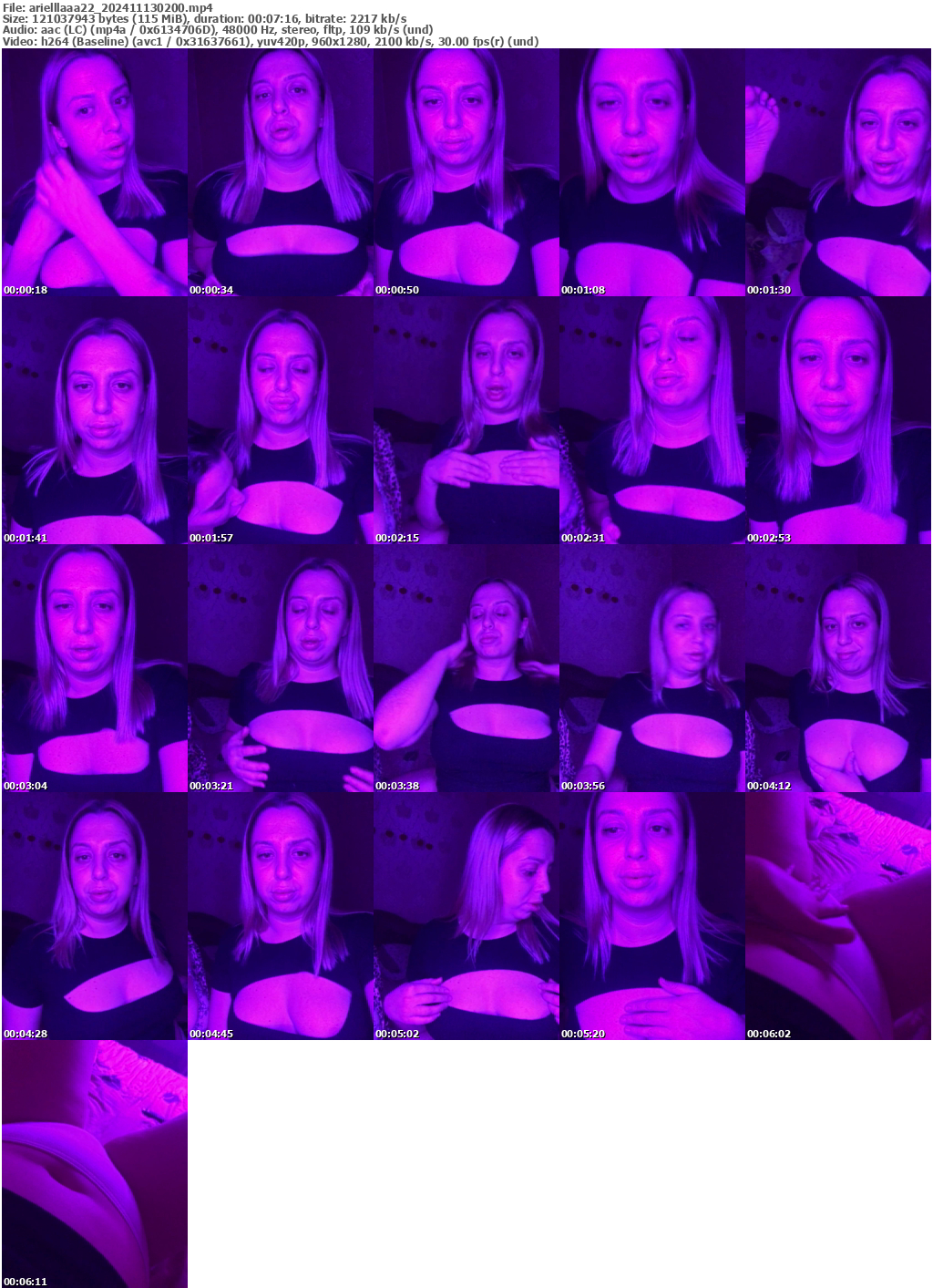 Preview thumb from arielllaaa22 on 2024-11-13 @ bongacams