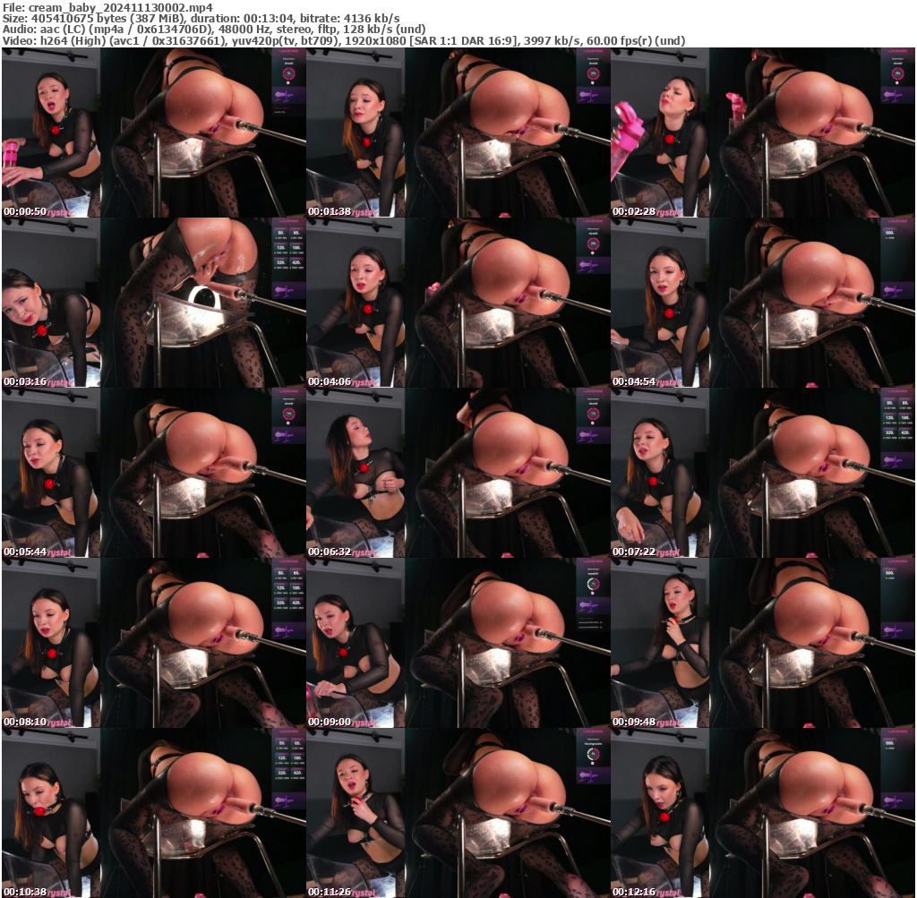 Preview thumb from cream_baby on 2024-11-13 @ bongacams