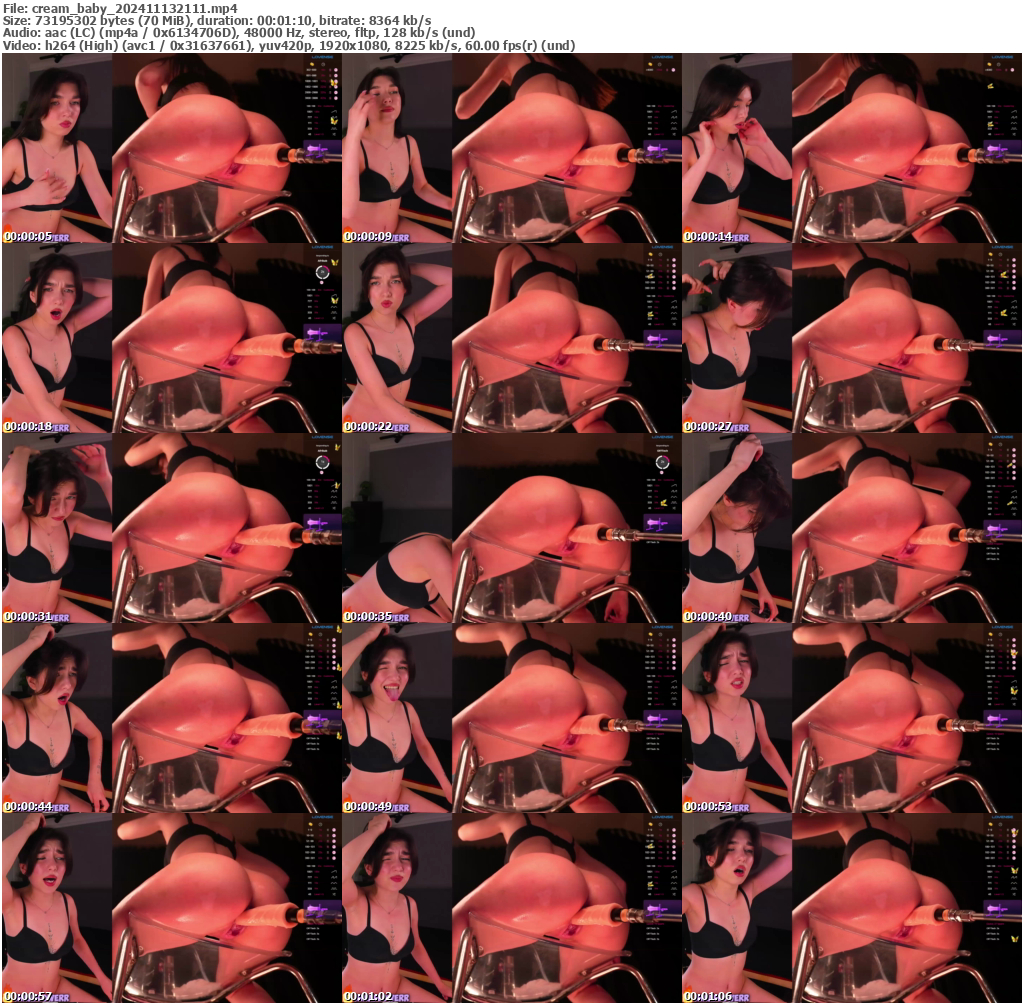 Preview thumb from cream_baby on 2024-11-13 @ bongacams