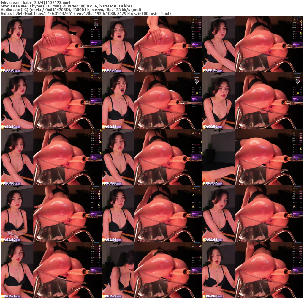 Preview thumb from cream_baby on 2024-11-13 @ bongacams