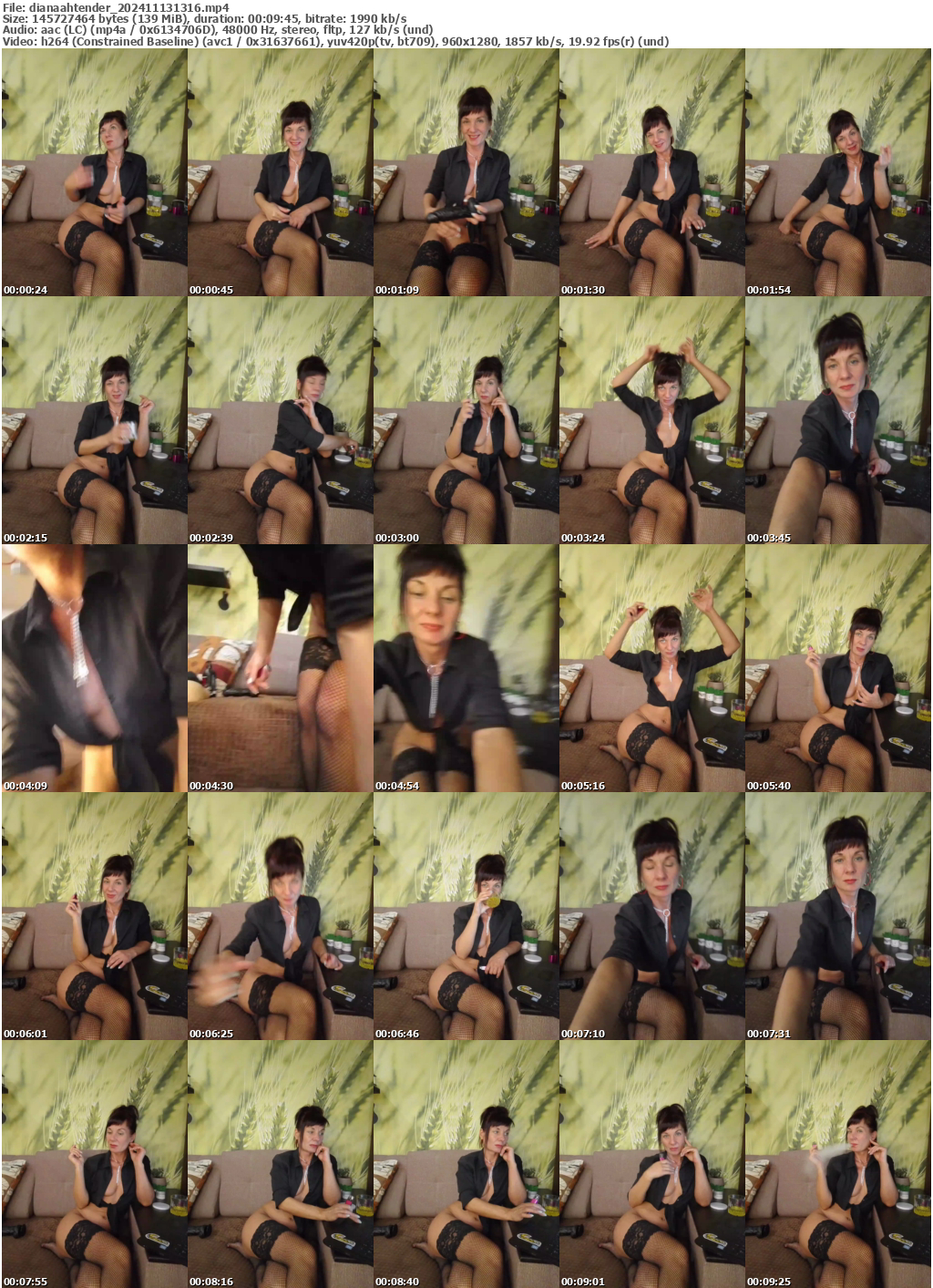 Preview thumb from dianaahtender on 2024-11-13 @ bongacams