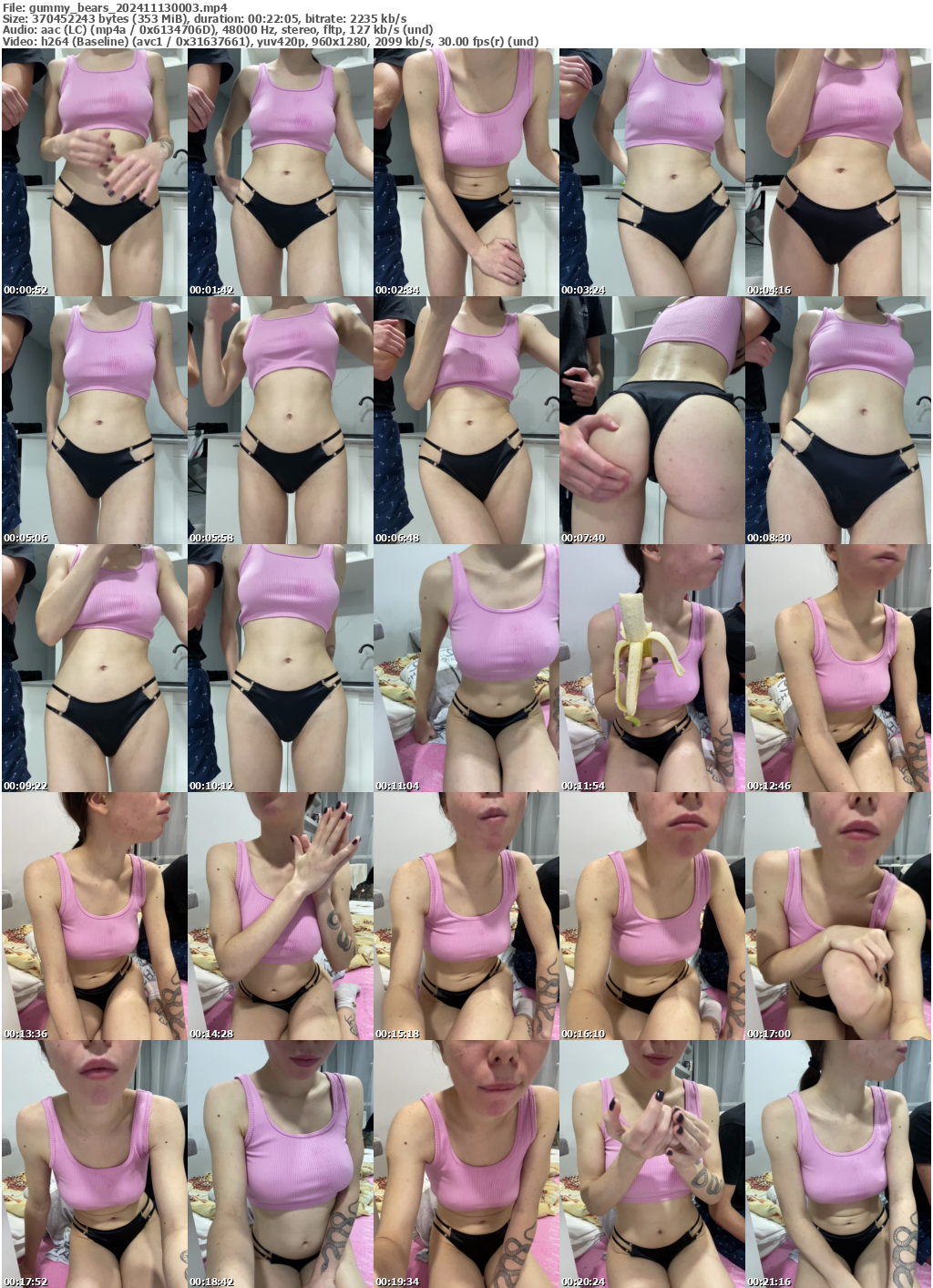 Preview thumb from gummy_bears on 2024-11-13 @ bongacams