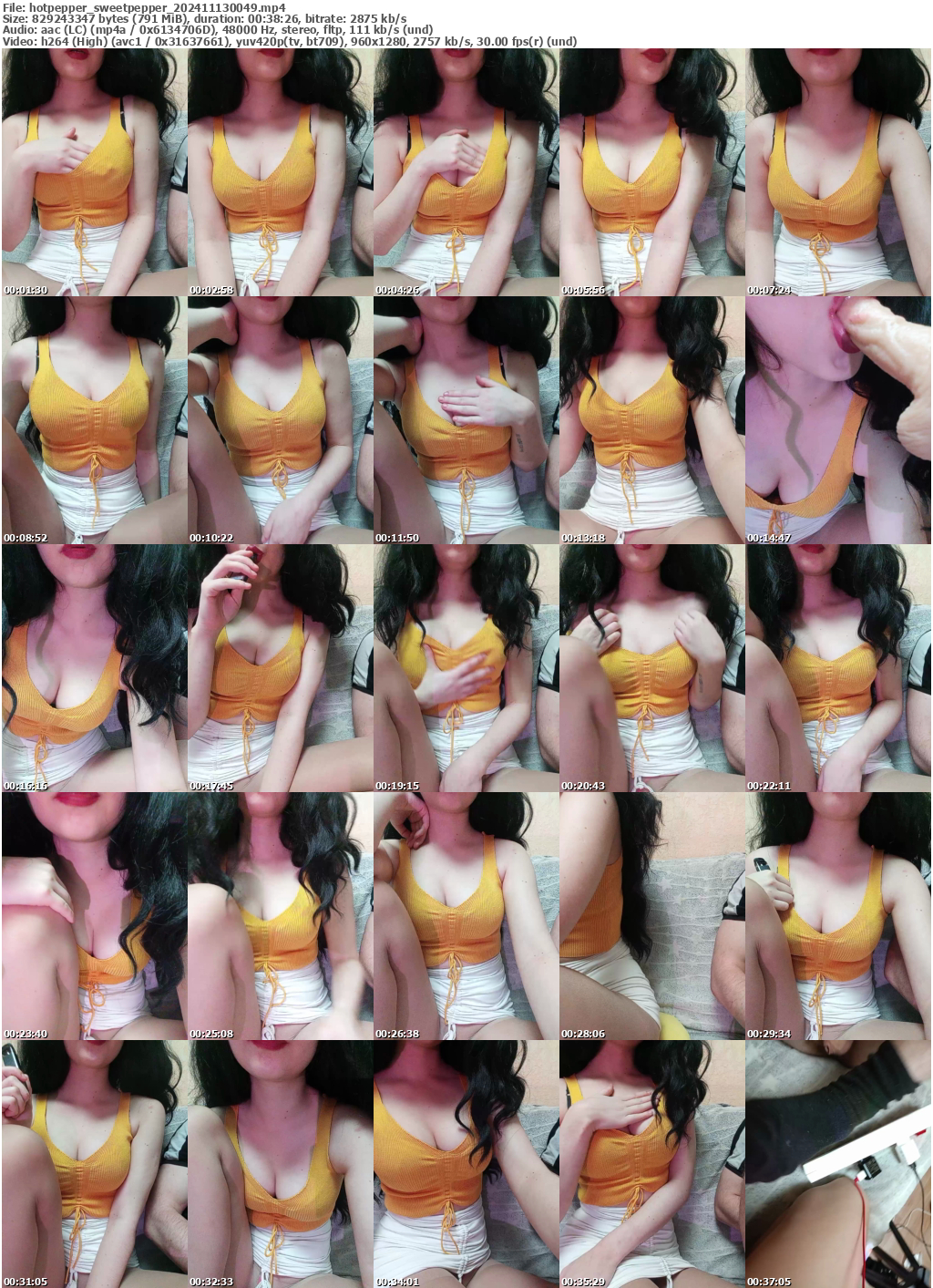 Preview thumb from hotpepper_sweetpepper on 2024-11-13 @ bongacams