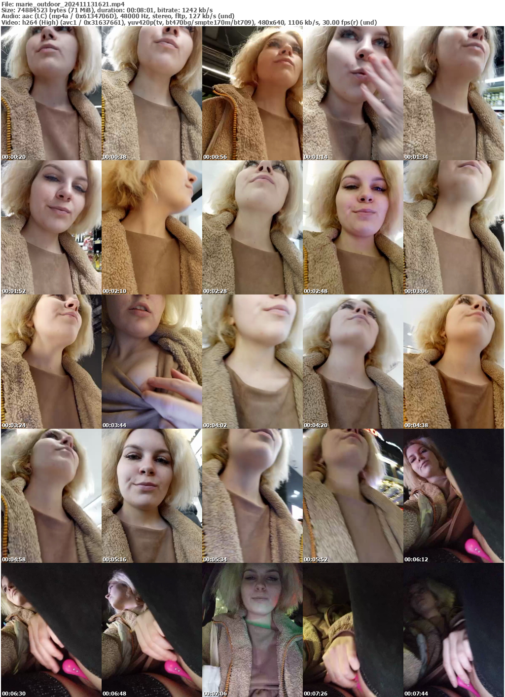 Preview thumb from marie_outdoor on 2024-11-13 @ bongacams