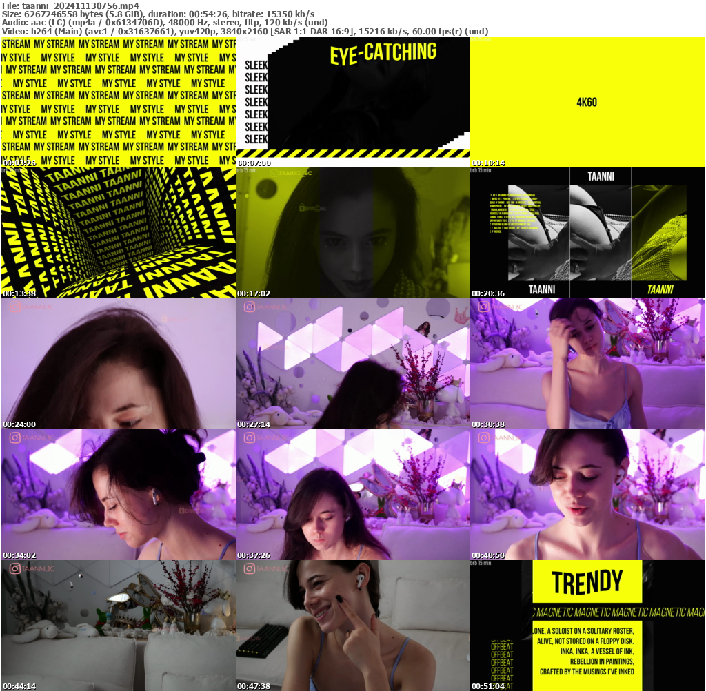 Preview thumb from taanni on 2024-11-13 @ bongacams