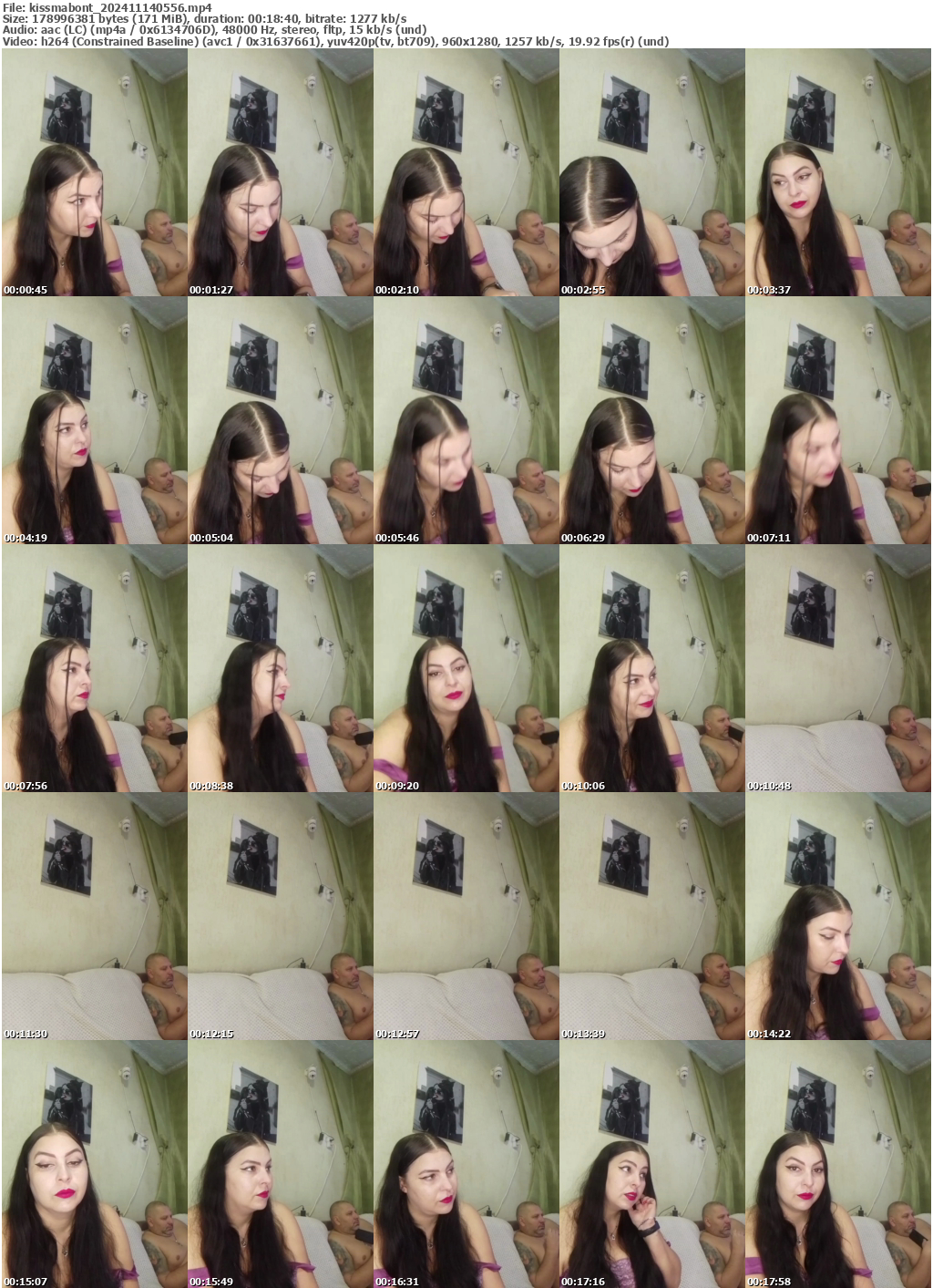 Preview thumb from kissmabont on 2024-11-14 @ bongacams