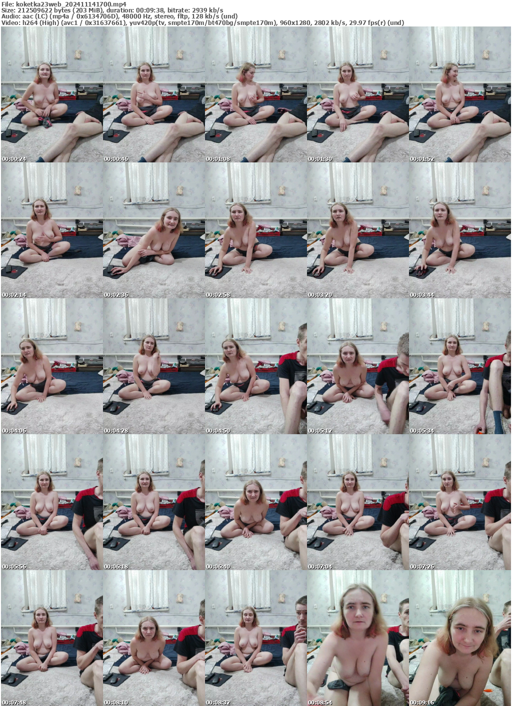 Preview thumb from koketka23web on 2024-11-14 @ bongacams