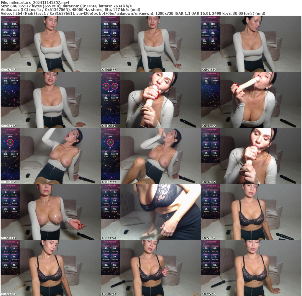 Preview thumb from milenastarx on 2024-11-14 @ bongacams