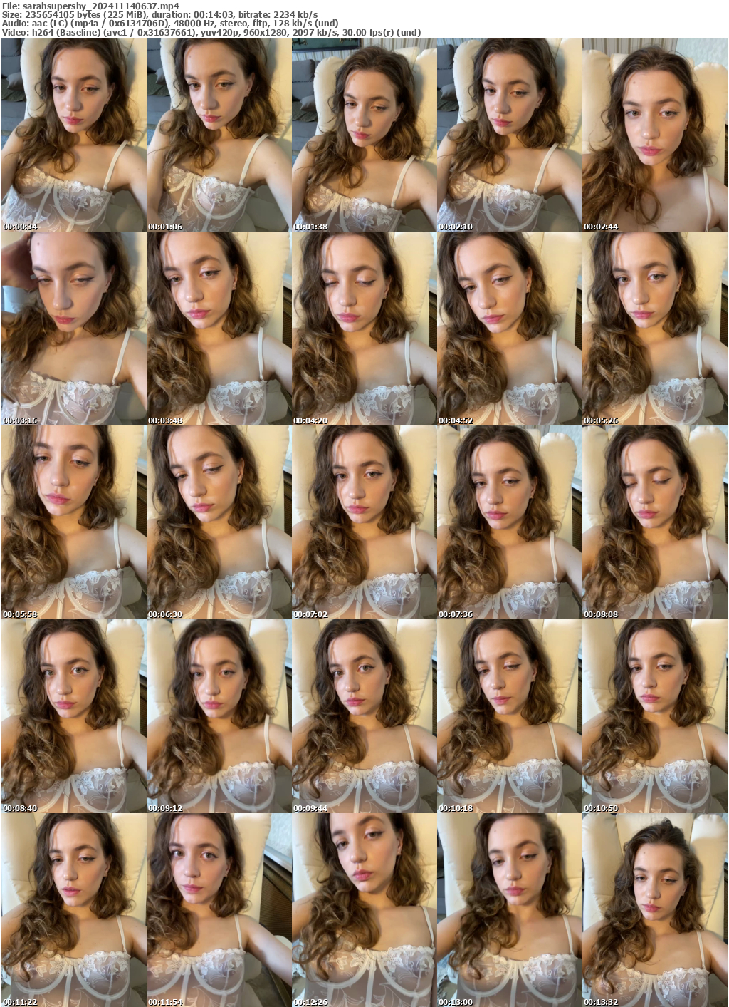 Preview thumb from sarahsupershy on 2024-11-14 @ bongacams