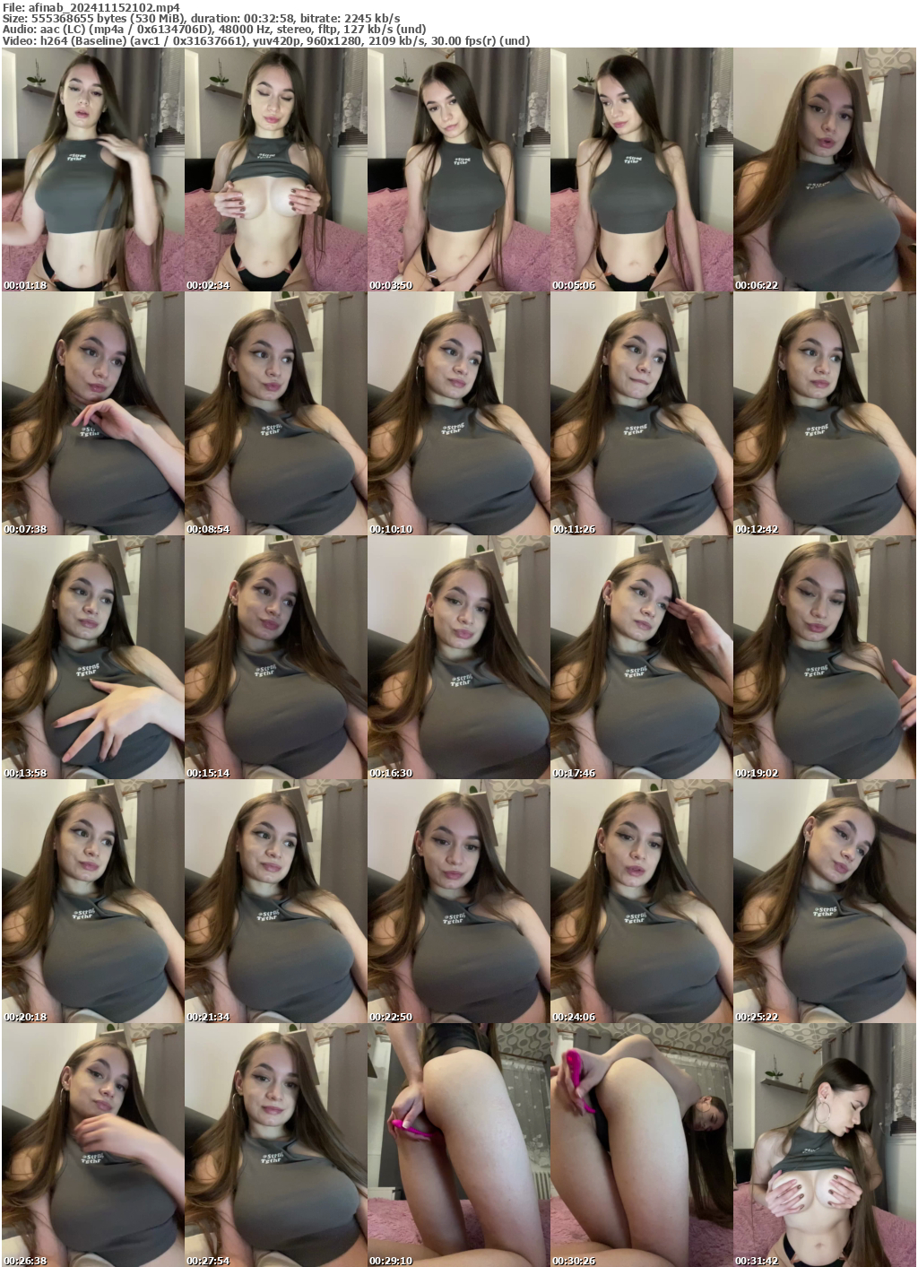 Preview thumb from afinab on 2024-11-15 @ bongacams