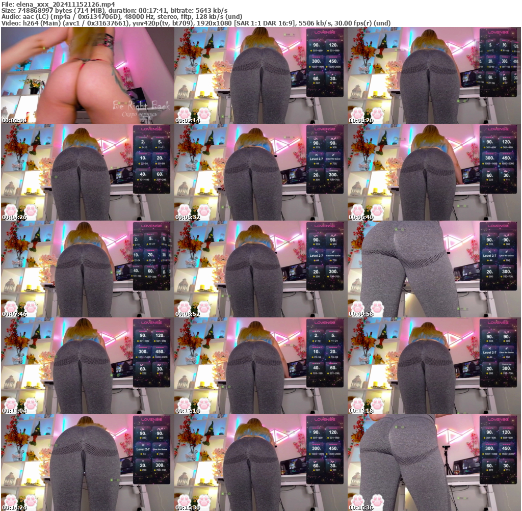 Preview thumb from elena_xxx on 2024-11-15 @ bongacams