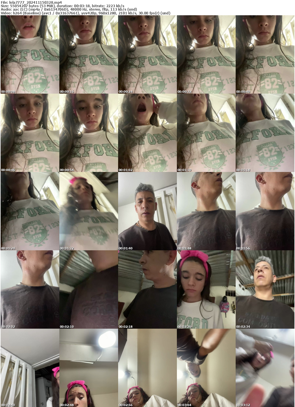 Preview thumb from lola7777 on 2024-11-15 @ bongacams