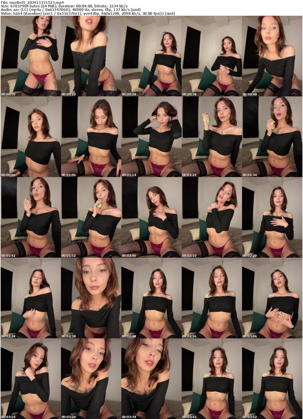 Preview thumb from maribett on 2024-11-15 @ bongacams