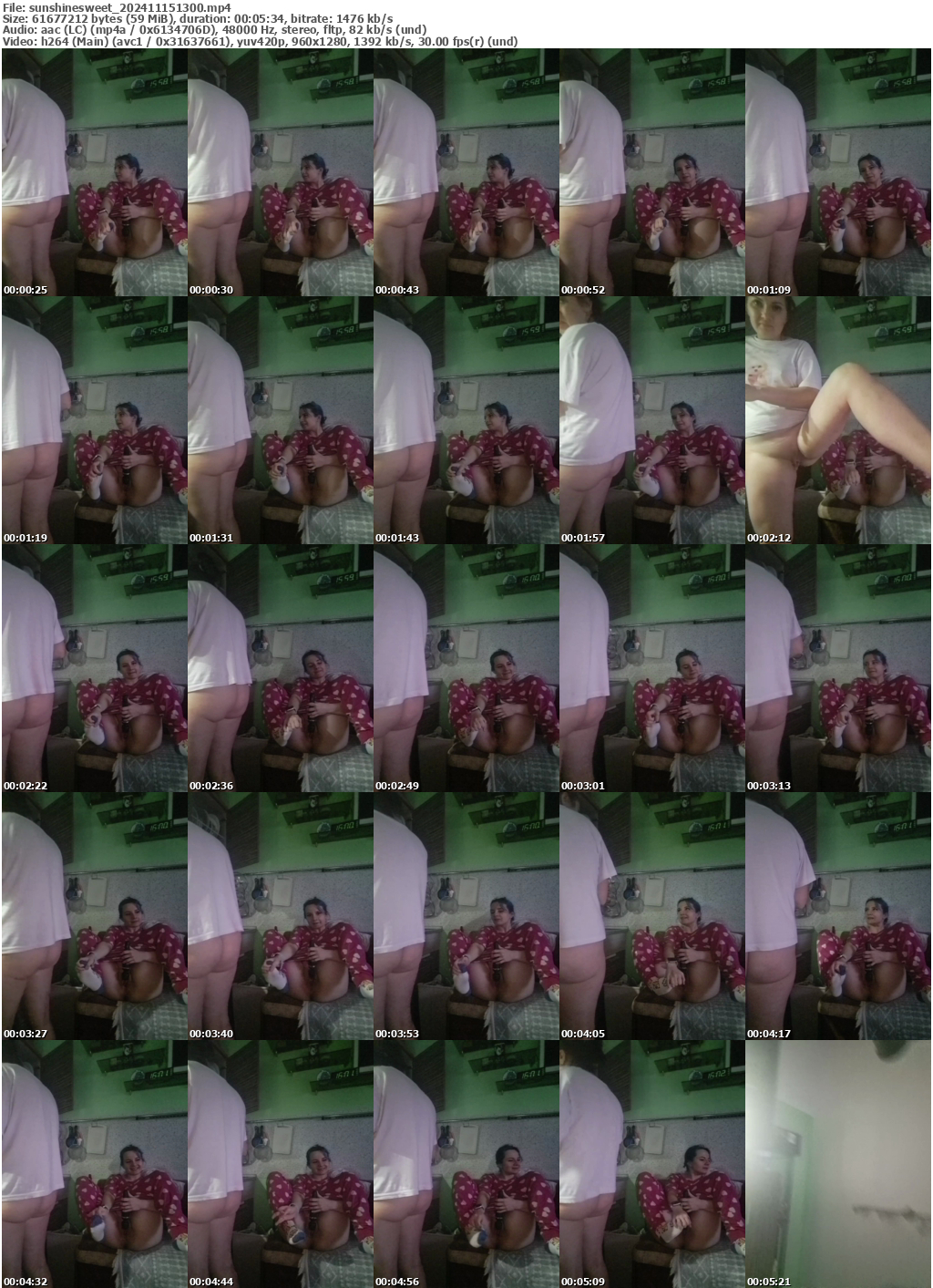 Preview thumb from sunshinesweet on 2024-11-15 @ bongacams